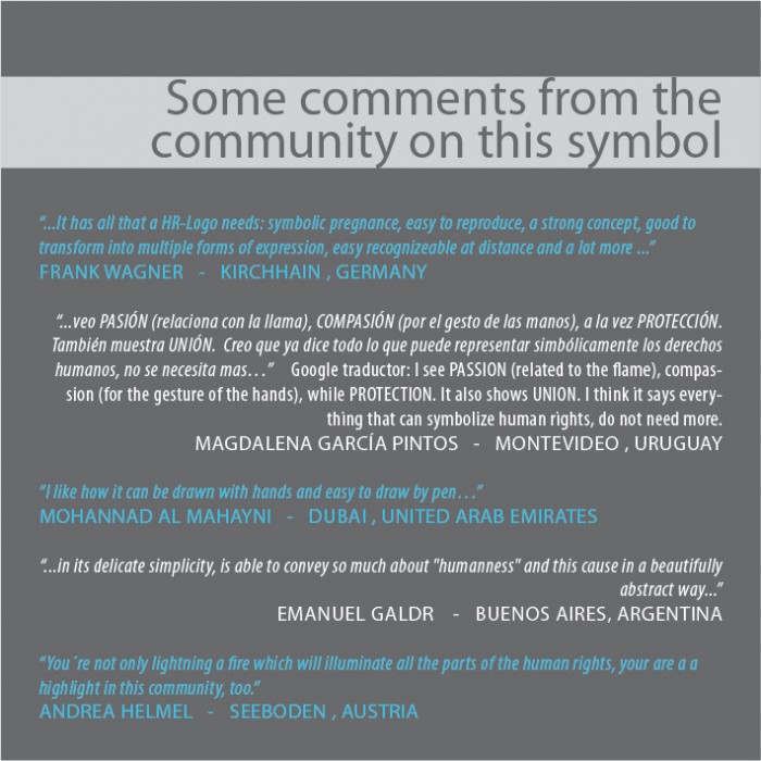 Human Rights Symbol,  | International Design Awards Winners